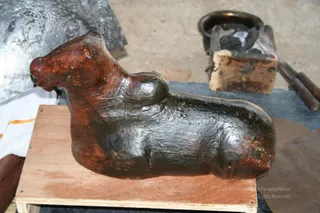 Swamiji-Supervising-The-Metal-Carving-Work - IMG_1933.JPG