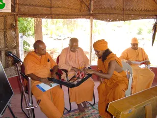 Ramakrishna Mutt Swamis Visit Ashram - 8--DSC00324.JPG