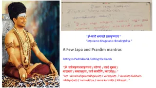 1996 - Puja Manual Handwritten by HDH