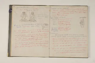 1996 - Puja Manual Handwritten by HDH