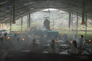 With-The-Blessings-Of-Swamiji-Guru-Homa-Begins - DSC_2860.jpg