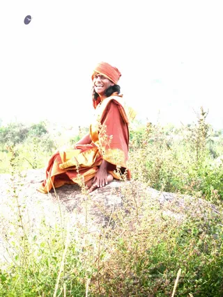 At Pavalakundru Tiruvannamalai - Swamiji Thiruvannamalai enlightenment rock.jpg