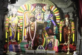 Nithyanandeshwara Brahmotsavam Dvajarohanam - IMG_7297.jpg
