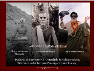 Kailasa Paramparagatha Arunagiri Yogishwara Adi Arunachala Sarvajnapeetha Samrajyam