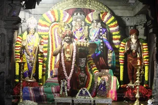 Nithyanandeshwara Brahmotsavam Dvajarohanam - IMG_7292.jpg