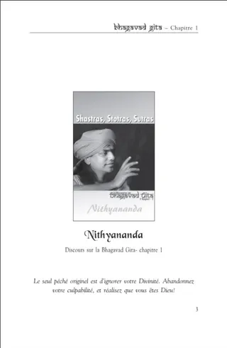 Bhagavad Gita: Chater 1 in French (Book)