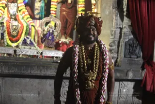 Nithyanandeshwara Brahmotsavam Dvajarohanam - IMG_7338.jpg