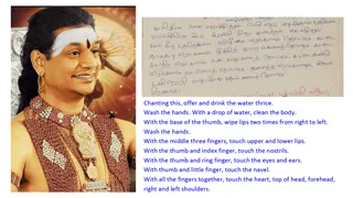1996 - Puja Manual Handwritten by HDH
