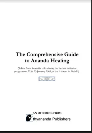 The Comprehensive Guide to Ananda Healing (Book)