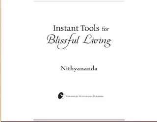 Instant tools for Bissful living (2nd Edition-Paperback) (Book)