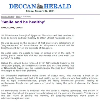 Article - Smile and Be Happy