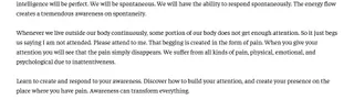 Article - When We're Aware, Our Energy Flows!
