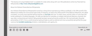 Article - The Science of Living Enlightenment