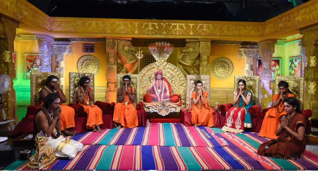 Nithya Dhyaan Yoga - Tamil Program: Manifesting Shaktis Demo. Nithyananda Gurukul Balasants demonstrate the Shaktis or Powers of Sadashiva as Initiated by His Holiness Paramahamsa Nithyananda.