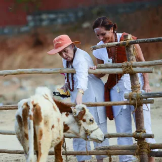With a stop at the Goshala, where all the sacred cows reside.