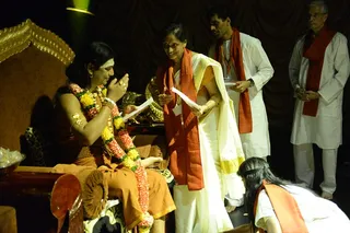 Pratyaksha Paada Puja - Blessings for participants