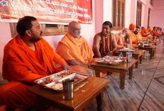 Swamiji with VISHVESHWARANANDA JI MAHARAJ