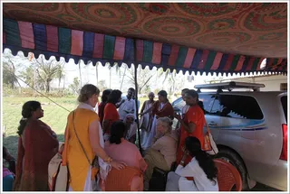 Medical camp at the Bhavanar nagar. Pondicherry