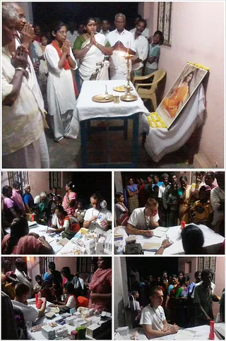 Medical camp at the Bhavanar nagar. Pondicherry