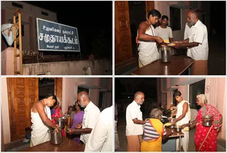 Hot meals served at the same location