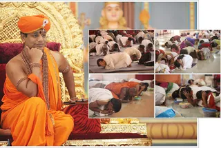 Nithya kriya in progress...