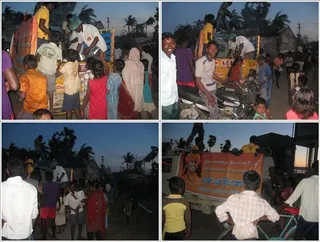 ...along with the generators anna dhaan also follows to those villages...