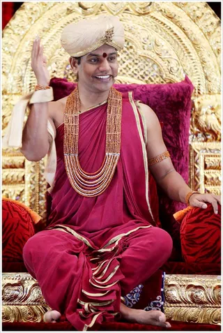 He gives the illustration of Arjuna, who after three chapters of compassionate explanation by Krishna is still resistant to taking up his work, to starting the war.