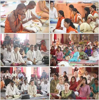 Nithya Kriya in progress...