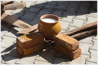 Makara Sankranthi (Pongal) day celebration starts in the temple...