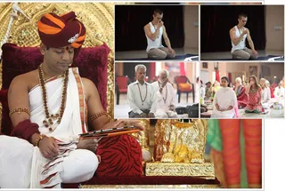 Swamiji starts the today's Nithya kriya on Cure for Urinary Infections...