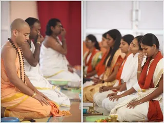 Nithya Kriya in progress...