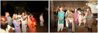Devotees and Disciples assembled in Goshala to celebrate Mattu Pongal...
