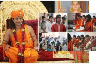 Nithya kriya in progress...