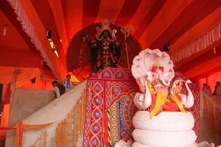 The Godess at the Atal Akhada