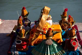 Homa at the banks of Ganges