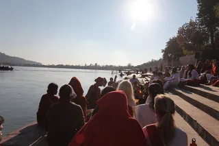 The Inner Awakening Participants have the rare opportunity to be part of the Homa in the auspicious land of Rishikesh on the banks of Ganga where completion is in the air.