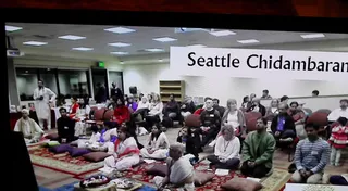 Seattle e-Kalpataru participants performing the Kalpataru meditation process