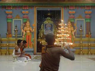 Arati to Swamiji's Gurumoorthi