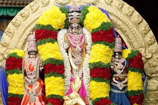Leela Alankara of today on the 2nd day of RajaRajeshwari Brahmotsava