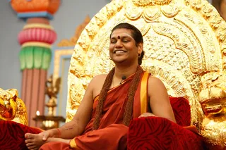 Swamiji delivers yet another uplifting Nithya Satsang