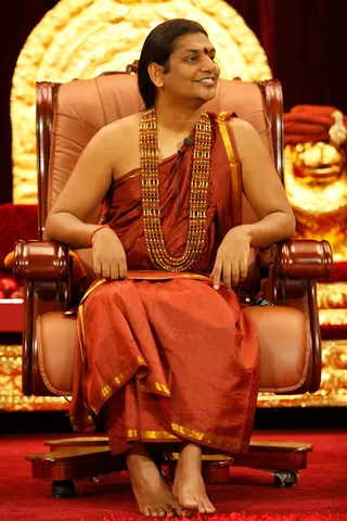 Swamiji conducts the Inner Awakening session