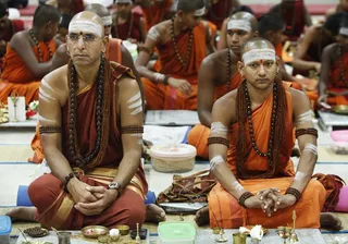 Swamis and Brahmacharis