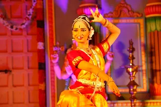 Bharathanatyam Arangetram (Staging a performance as a mark of mastering the art)