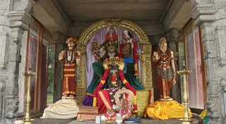 Nithyanandeshwara Temple at the Bidadi Adheenam