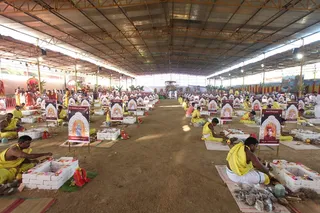 108 Maha Yaha being performed to 108 grate Masters, Saints and Sages