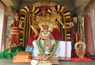 Sri Nithyanandeshwara Temple at the Bidadi Adheenam