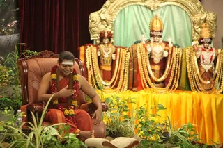 Swamiji during the NKY session