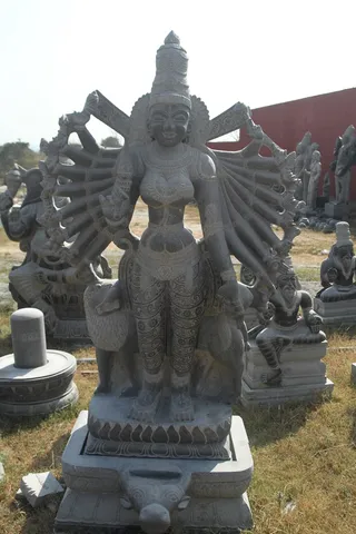 Sacred arts deities made of stone