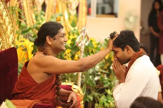 NDY participants receiving blessings and energy initiation
