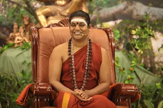 Swamiji during the NDY (Lifebliss Program level-1) session